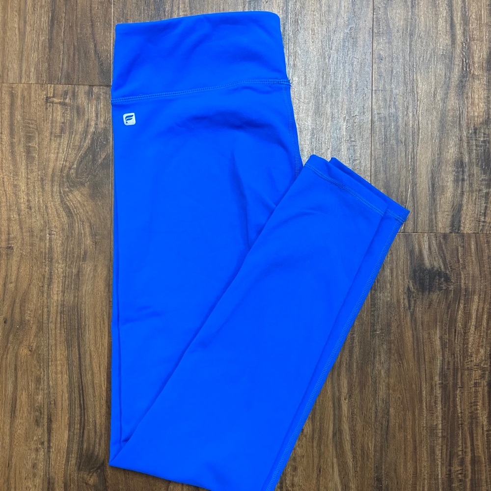 fabletics blue comfy leggings